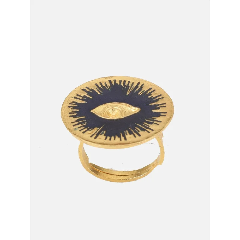 Fashionable Cocktail Ring-ROMA NARSINGHANI Splash Ring