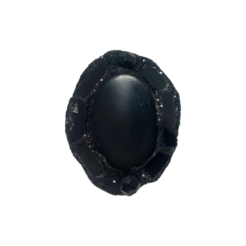 Unique Opal Ring-LARGE OVAL BLACK RING, 2023