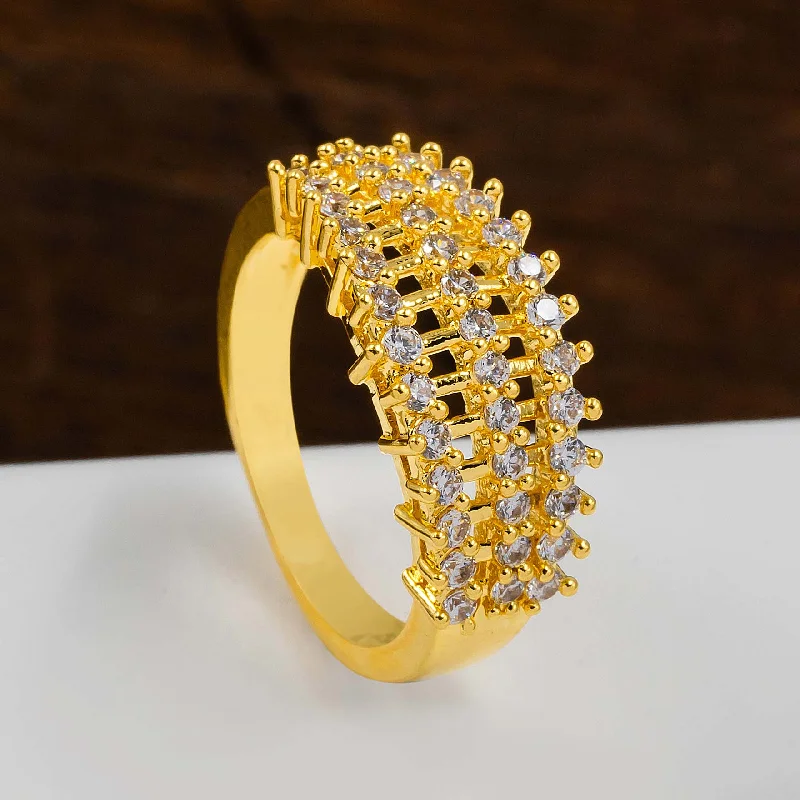 Modern Cocktail Diamond Ring-Stone Ring PSR1W-002