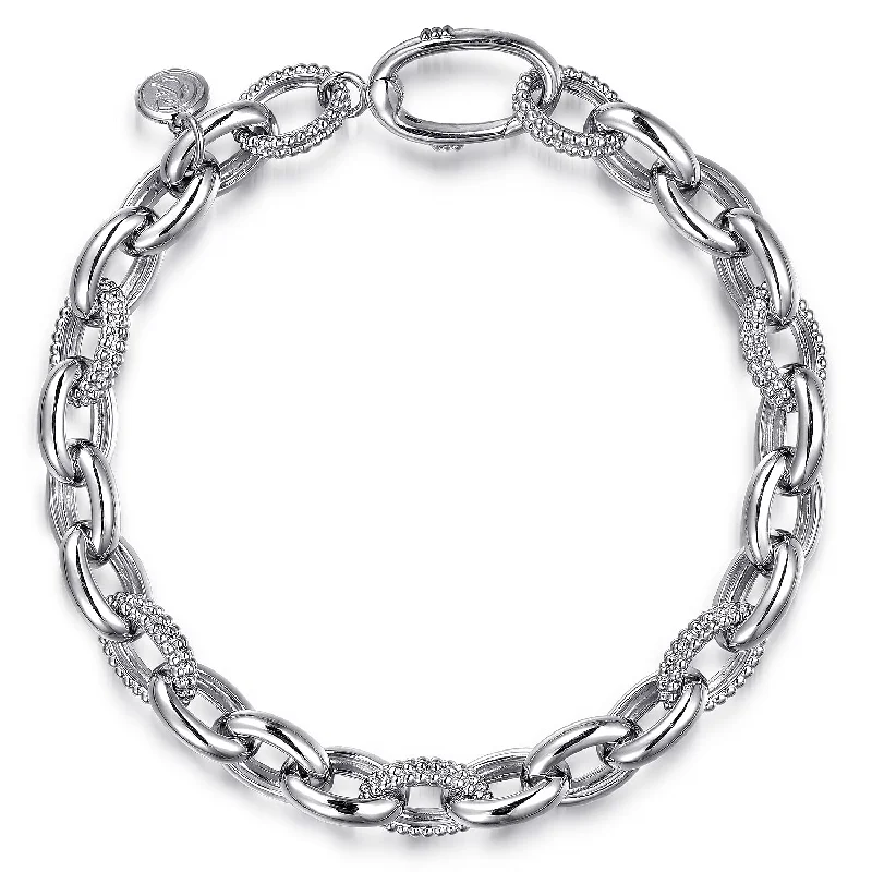 Silver Infinity Bracelets-Gabriel & Co. Sterling Silver Chain Tennis Bracelet 7.5"