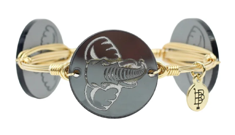 Round Shaped Bangles-The Elephant Bangle Bracelet - Mirrored