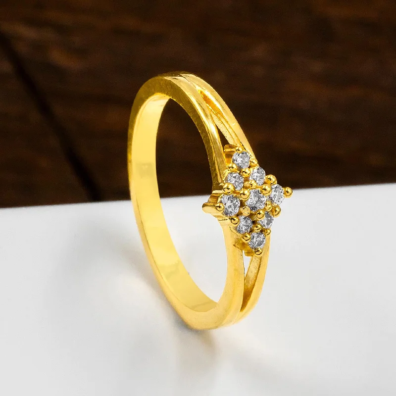 Sparkly Diamond Ring-Stone Ring PSR213W-021