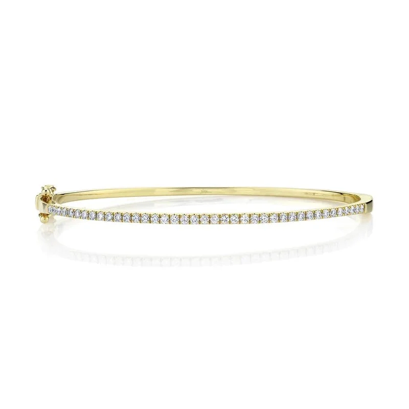 Elegant Pearl Bracelets-0.62ct Diamond Bangle