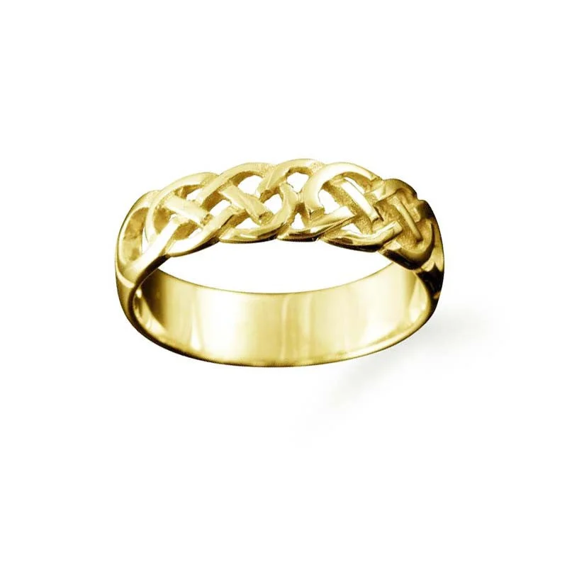 Simple Diamond Ring-Havra Celtic Knotwork Ring