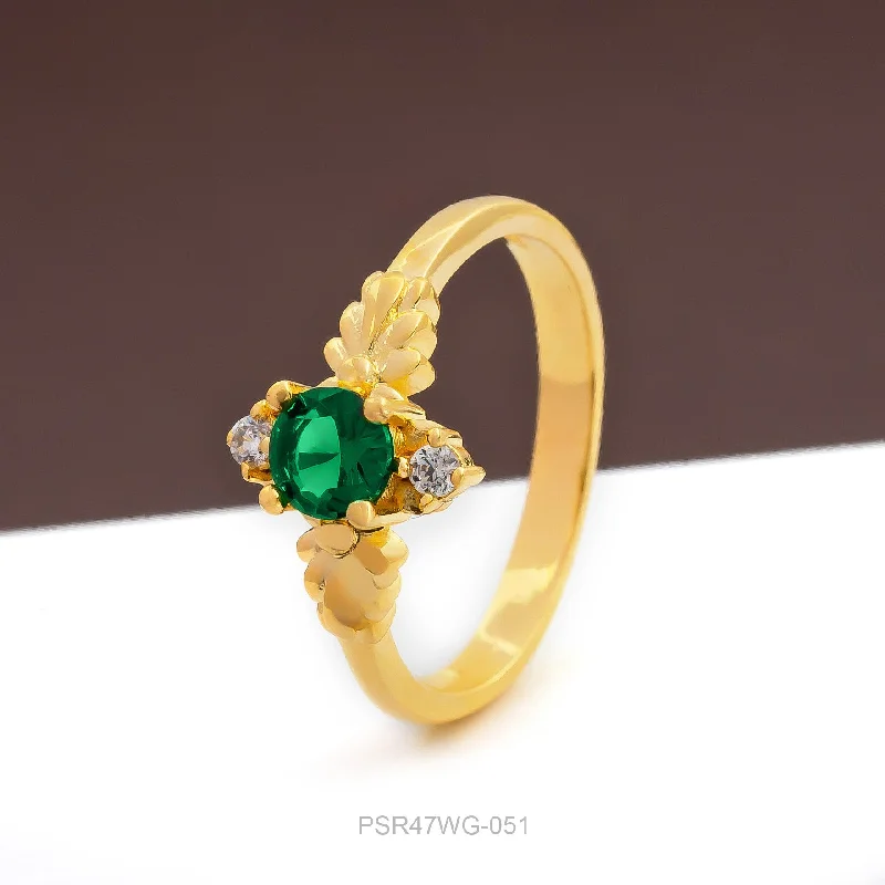 Modern Cocktail Ring-Stone Ring PSR47WG-051