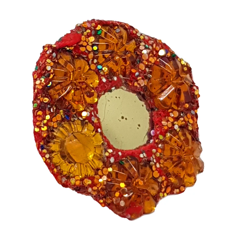 Multi-Stone Engagement Ring-ORANGE FLOWER COCKTAIL RING