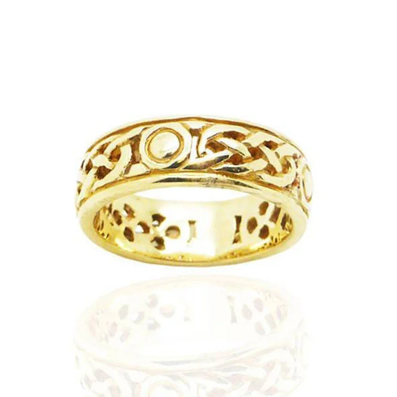 Vintage Engagement Ring-Celtic Ring in Gold