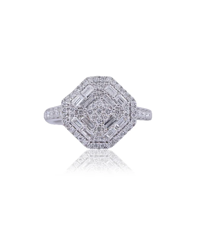 Couples Engagement Ring-Diamond Ring