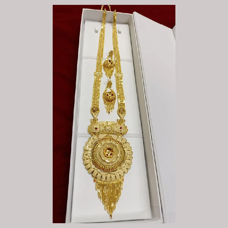 Artistic Necklace for Women-Pari Art Jewellery Forming Long Necklace Set