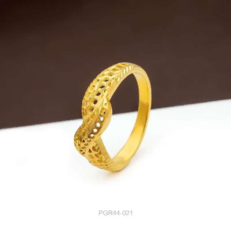 Gemstone Wedding Ring-GOLDEN RING PGR44-021