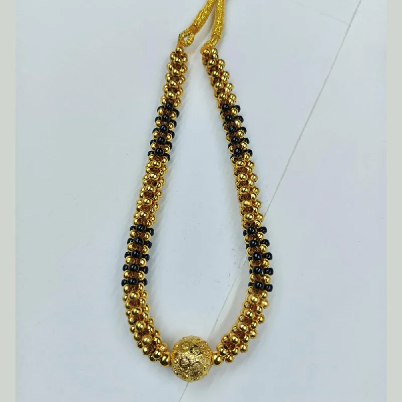 Bold Statement Necklace-Manisha Jewellery Gold Plated Choker Necklace (Thushi)