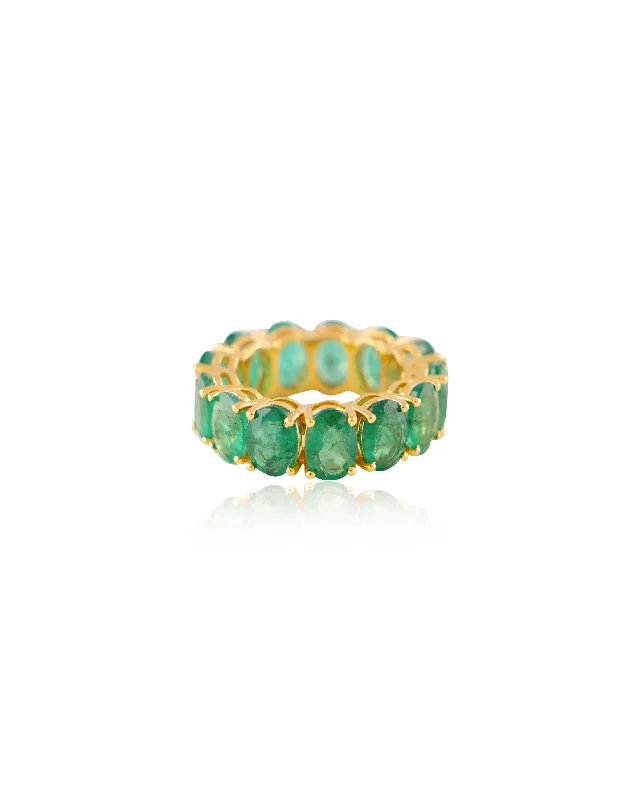 Statement Emerald Ring-Sanika Emerald Ring