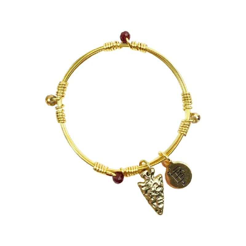 Classic Bangle Set-Kids' Gameday Bangle Stacker - Arrow