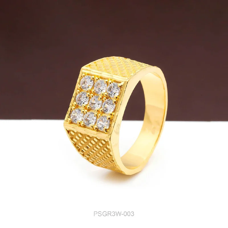 Gold Eternity Ring-GOLDEN RING PSGR3W-003