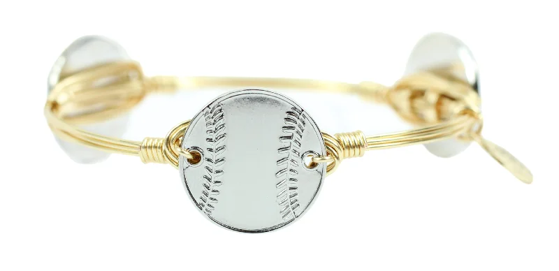 Lightweight Bangles-The Baseball Bangle Bracelet